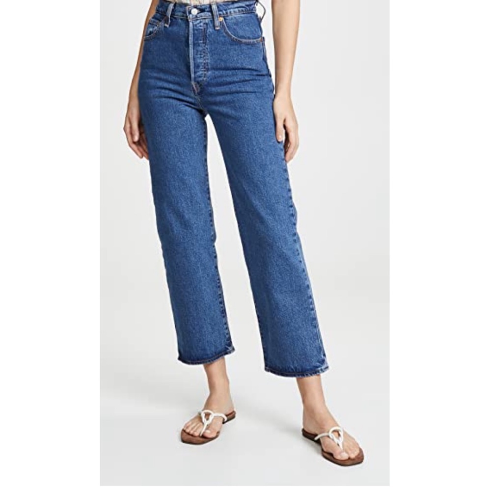 Levi’s rib cage straight jeans